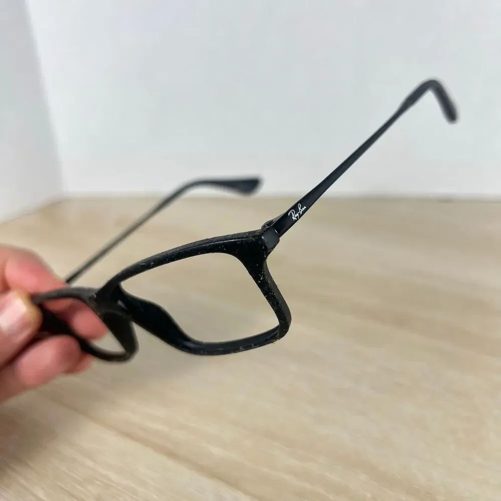 Ray-Ban RB1541 3615 Youth Eyeglasses PARTS ONLY Black Frames Rubber 49-14-130